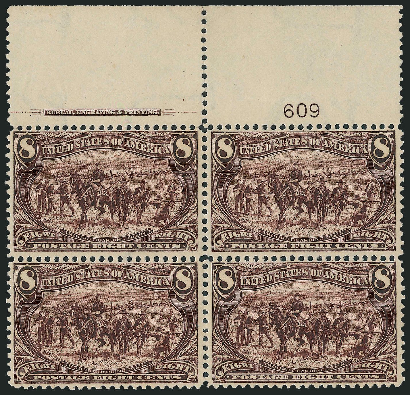 US Stamp Values Scott Cat. 289 - 1898 8c Trans Mississippi Exposition. Robert Siegel Auction Galleries, Jun 2011, Sale 1011, Lot 651