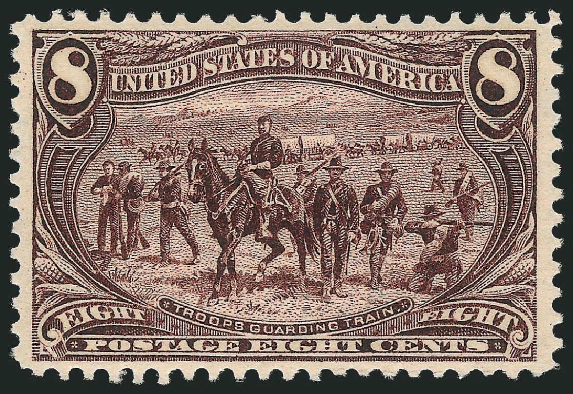 US Stamp Prices Scott # 289: 8c 1898 Trans Mississippi Exposition. Robert Siegel Auction Galleries, Nov 2013, Sale 1056, Lot 311