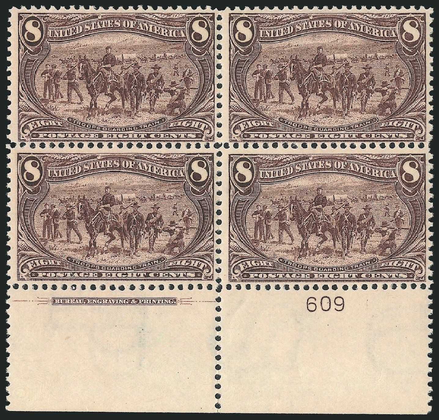 Price of US Stamps Scott Catalogue # 289: 1898 8c Trans Mississippi Exposition. Robert Siegel Auction Galleries, Nov 2013, Sale 1056, Lot 331