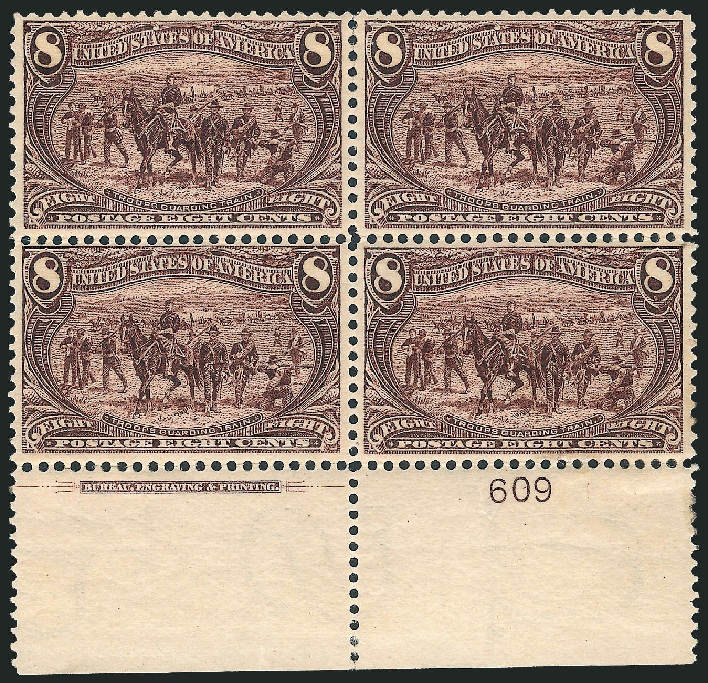 Costs of US Stamp Scott 289: 1898 8c Trans Mississippi Exposition. Robert Siegel Auction Galleries, Mar 2014, Sale 1067, Lot 1321