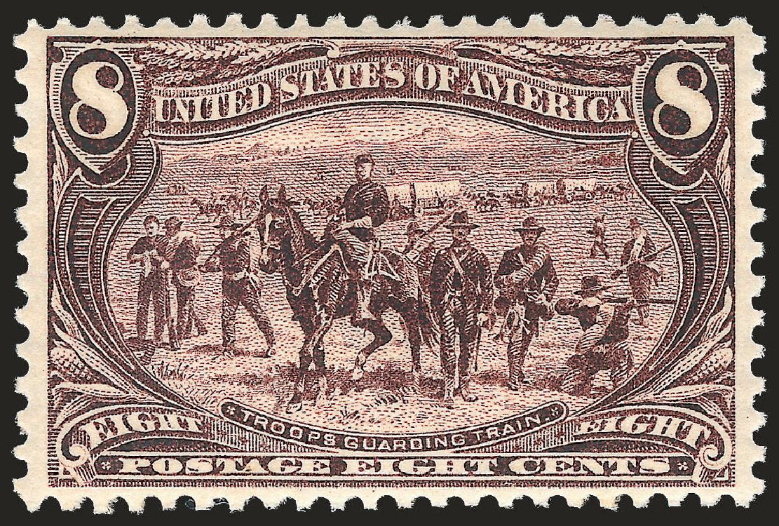 Prices of US Stamp Scott Catalog #289: 1898 8c Trans Mississippi Exposition. Robert Siegel Auction Galleries, Apr 2009, Sale 972, Lot 3271