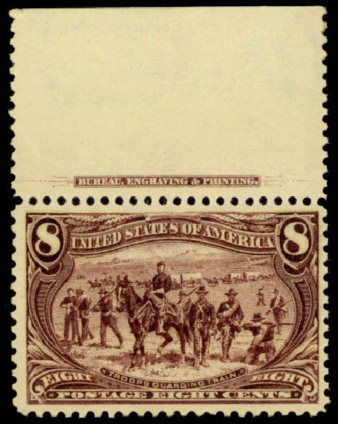 Cost of US Stamp Scott 289: 1898 8c Trans Mississippi Exposition. Daniel Kelleher Auctions, Jan 2015, Sale 663, Lot 1564