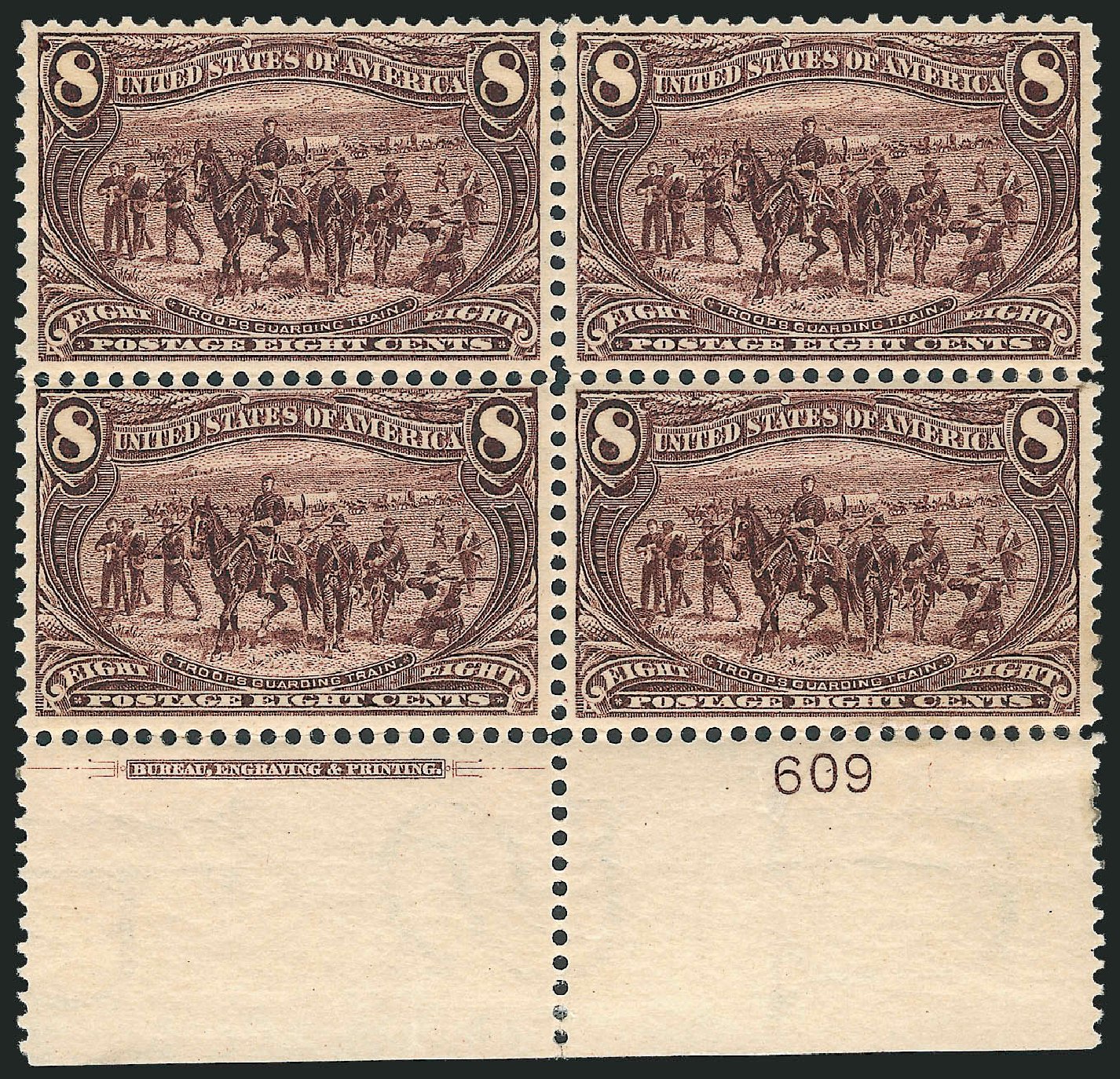 Price of US Stamps Scott Catalogue #289 - 8c 1898 Trans Mississippi Exposition. Robert Siegel Auction Galleries, Oct 2011, Sale 1014, Lot 1644