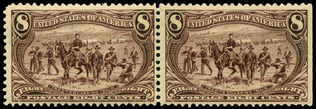 US Stamp Prices Scott Cat. 289 - 1898 8c Trans Mississippi Exposition. Matthew Bennett International, Jun 2008, Sale 328, Lot 815
