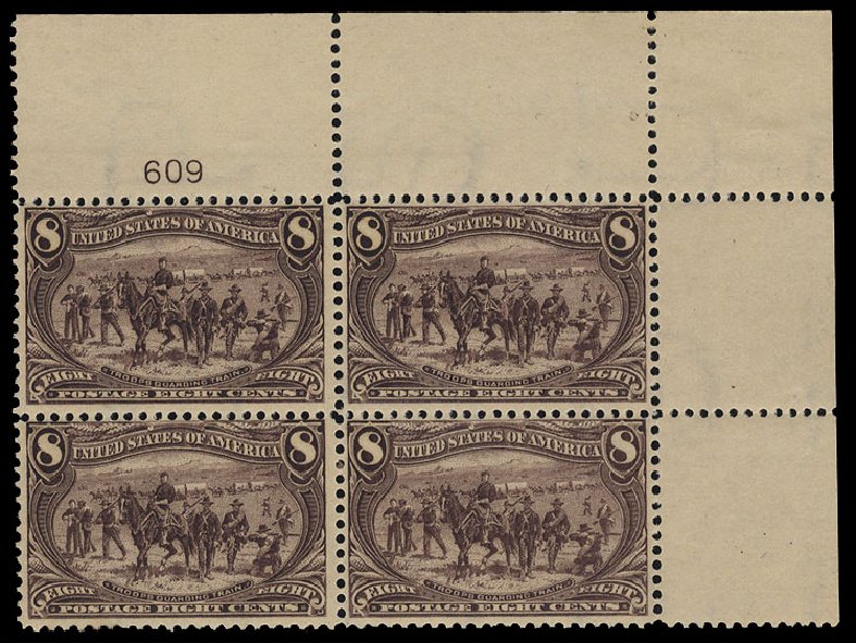 US Stamp Value Scott Cat. # 289: 8c 1898 Trans Mississippi Exposition. Cherrystone Auctions, Apr 2010, Sale 201004, Lot 215