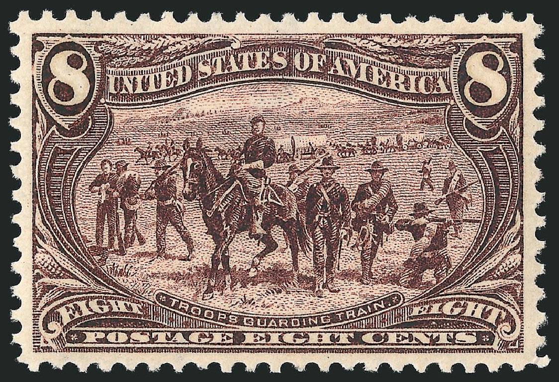 US Stamp Values Scott Catalogue 289 - 1898 8c Trans Mississippi Exposition. Robert Siegel Auction Galleries, Nov 2012, Sale 1034, Lot 275