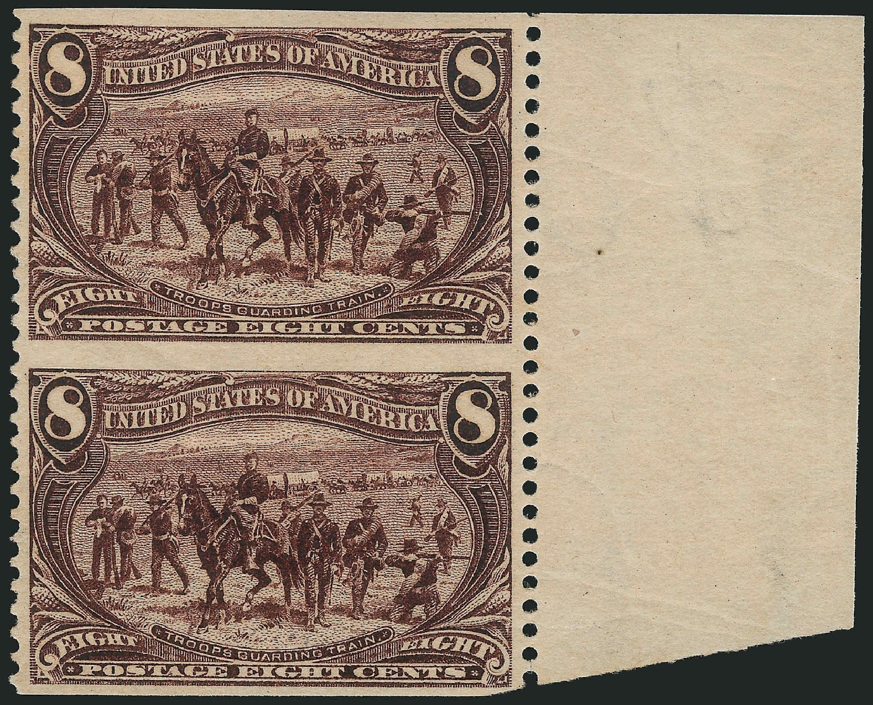 Price of US Stamps Scott Catalogue 289: 8c 1898 Trans Mississippi Exposition. Robert Siegel Auction Galleries, Oct 2014, Sale 1082, Lot 425