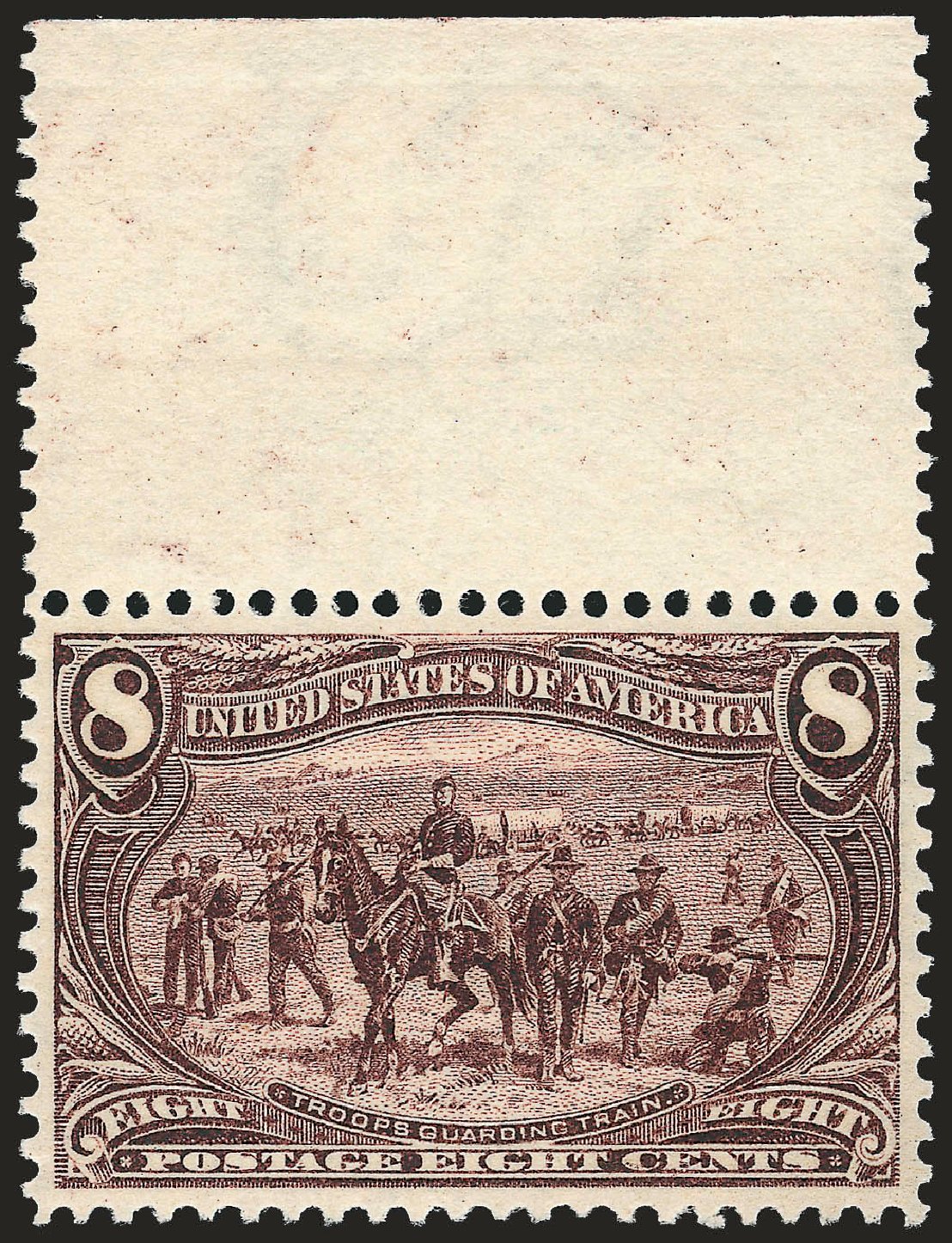 US Stamps Prices Scott Cat. #289 - 8c 1898 Trans Mississippi Exposition. Robert Siegel Auction Galleries, Dec 2008, Sale 967, Lot 4475