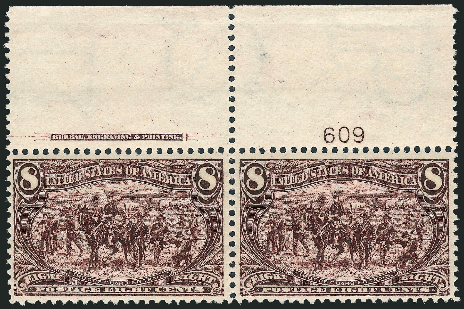 Value of US Stamps Scott Catalog #289 - 8c 1898 Trans Mississippi Exposition. Robert Siegel Auction Galleries, Apr 2010, Sale 984, Lot 705