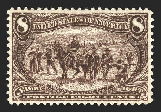 US Stamp Prices Scott Catalogue 289 - 1898 8c Trans Mississippi Exposition. Spink Shreves Galleries, Mar 2013, Sale 142, Lot 275