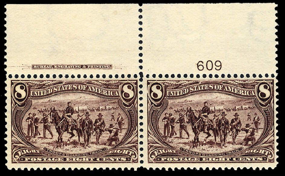US Stamps Values Scott Catalogue # 289: 8c 1898 Trans Mississippi Exposition. Cherrystone Auctions, Mar 2013, Sale 201303, Lot 62