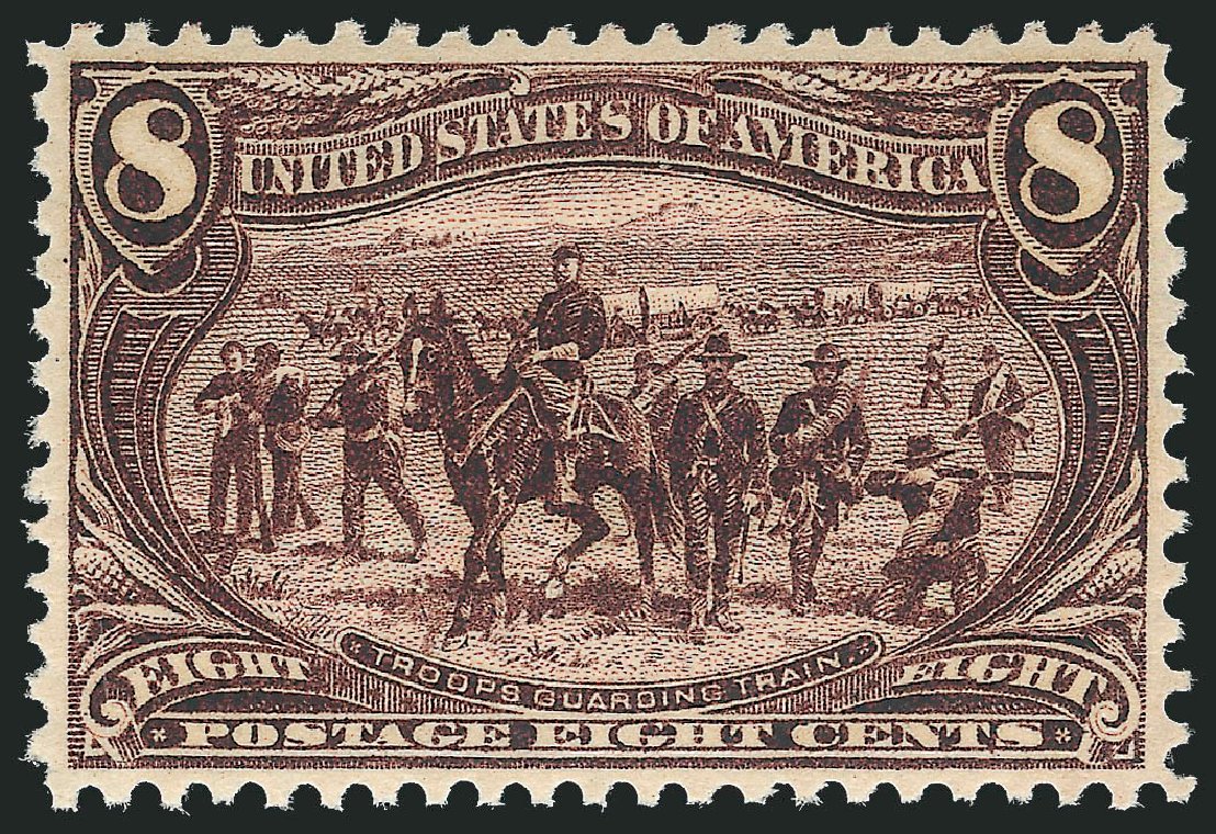 Price of US Stamps Scott Catalog #289 - 1898 8c Trans Mississippi Exposition. Robert Siegel Auction Galleries, Oct 2011, Sale 1014, Lot 1642