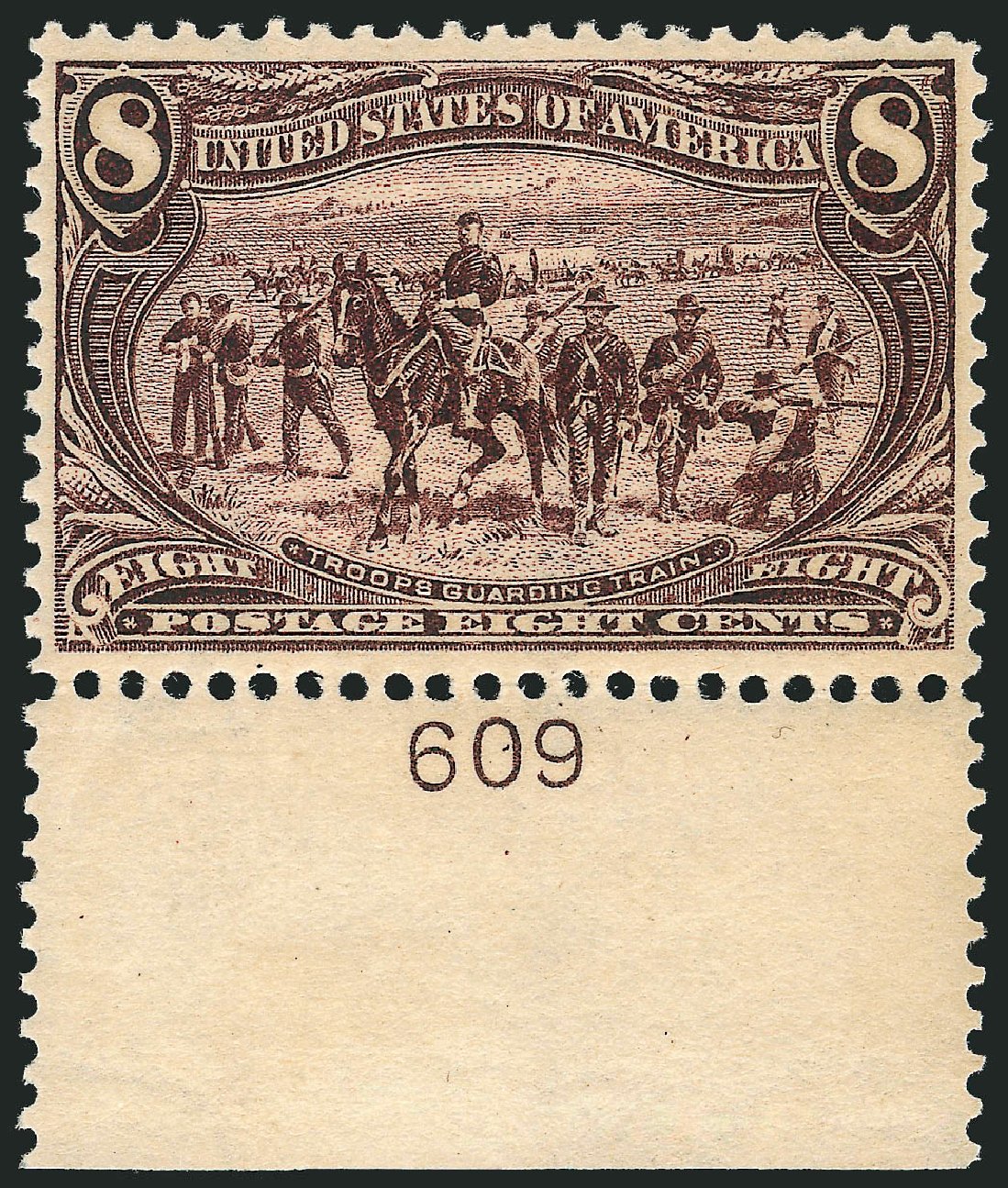 Value of US Stamp Scott Catalog # 289: 1898 8c Trans Mississippi Exposition. Robert Siegel Auction Galleries, Mar 2012, Sale 1019, Lot 632
