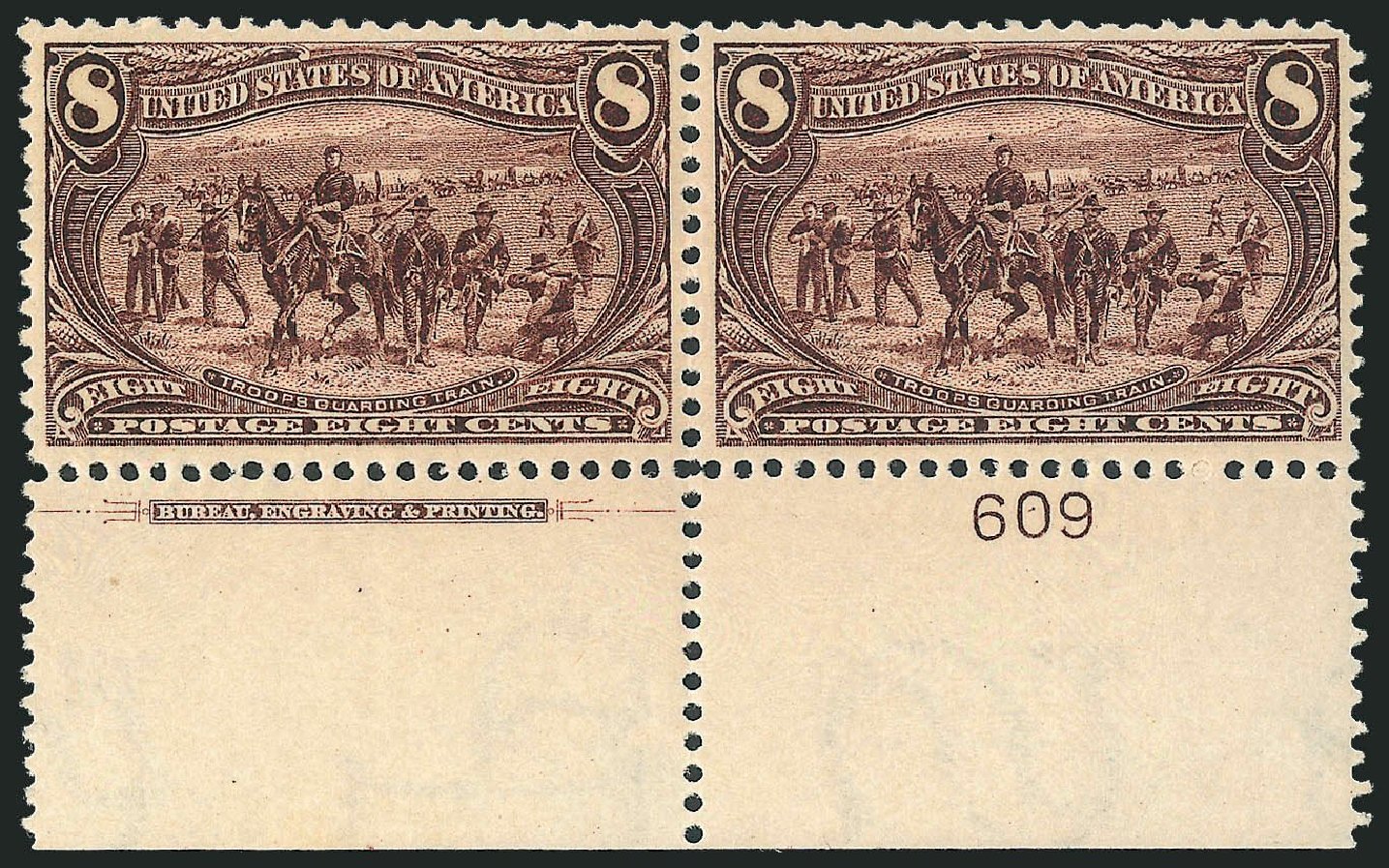 Value of US Stamp Scott #289 - 8c 1898 Trans Mississippi Exposition. Robert Siegel Auction Galleries, Nov 2013, Sale 1056, Lot 342