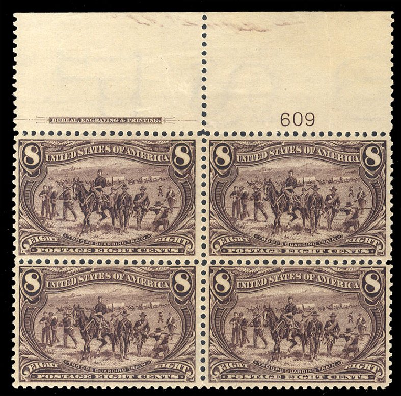Costs of US Stamp Scott Catalogue #289 - 1898 8c Trans Mississippi Exposition. Cherrystone Auctions, Jul 2010, Sale 201007, Lot 43
