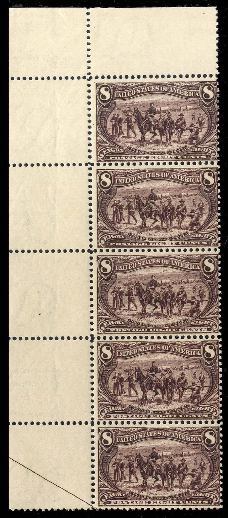 US Stamp Price Scott Cat. 289: 8c 1898 Trans Mississippi Exposition. Cherrystone Auctions, Feb 2011, Sale 201102, Lot 83