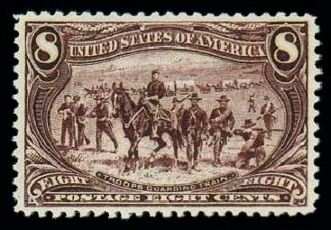 Prices of US Stamps Scott Catalog 289 - 1898 8c Trans Mississippi Exposition. Matthew Bennett International, Dec 2007, Sale 325, Lot 1846