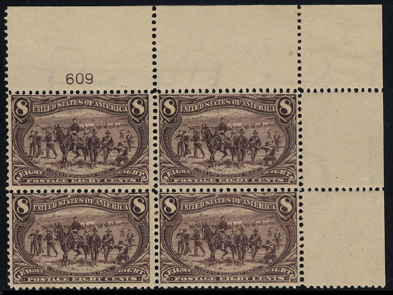 US Stamp Values Scott 289: 1898 8c Trans Mississippi Exposition. Cherrystone Auctions, May 2008, Sale 200805, Lot 216