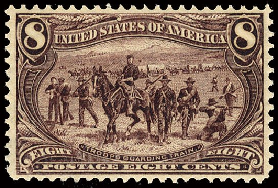 Price of US Stamps Scott Catalog # 289 - 1898 8c Trans Mississippi Exposition. Cherrystone Auctions, Mar 2009, Sale 200903, Lot 186