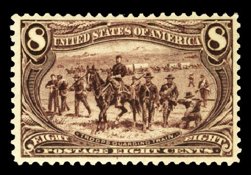 US Stamps Price Scott Catalogue # 289: 1898 8c Trans Mississippi Exposition. Cherrystone Auctions, Jan 2014, Sale 201401, Lot 16