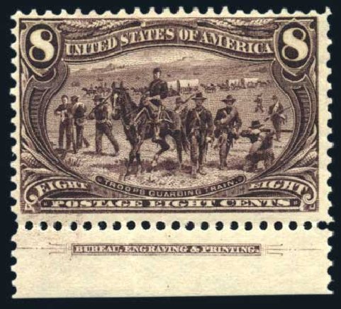 US Stamps Value Scott Cat. #289 - 8c 1898 Trans Mississippi Exposition. Harmer-Schau Auction Galleries, Jun 2008, Sale 78, Lot 1476
