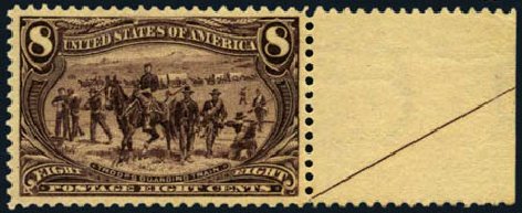 US Stamp Values Scott Catalogue #289: 8c 1898 Trans Mississippi Exposition. Harmer-Schau Auction Galleries, Aug 2012, Sale 94, Lot 1416