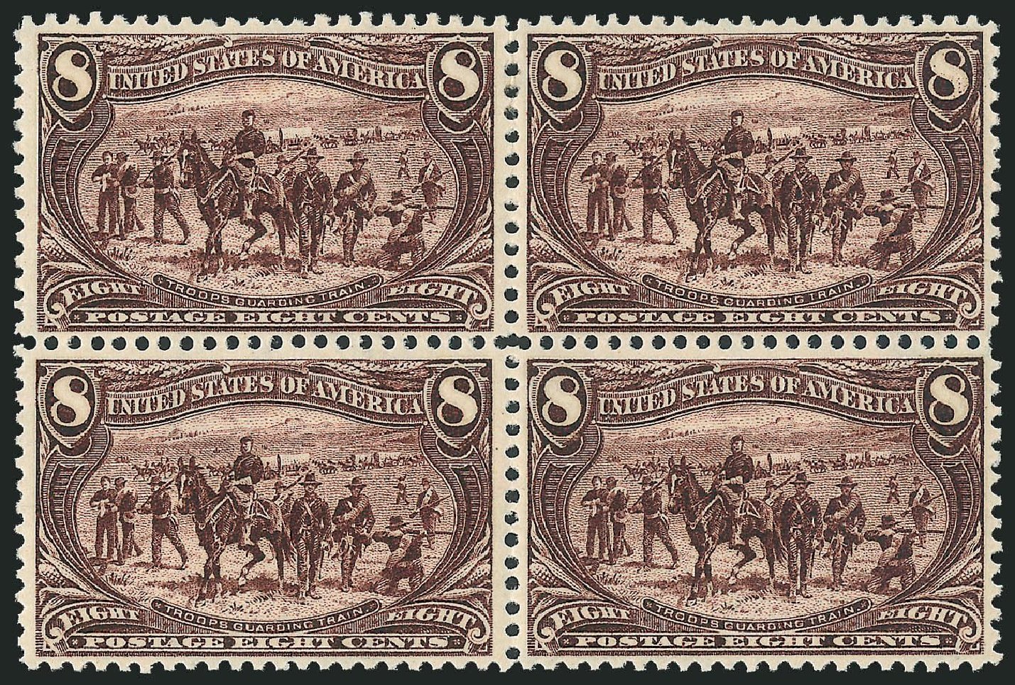 Prices of US Stamps Scott Catalog 289 - 8c 1898 Trans Mississippi Exposition. Robert Siegel Auction Galleries, Nov 2013, Sale 1056, Lot 356