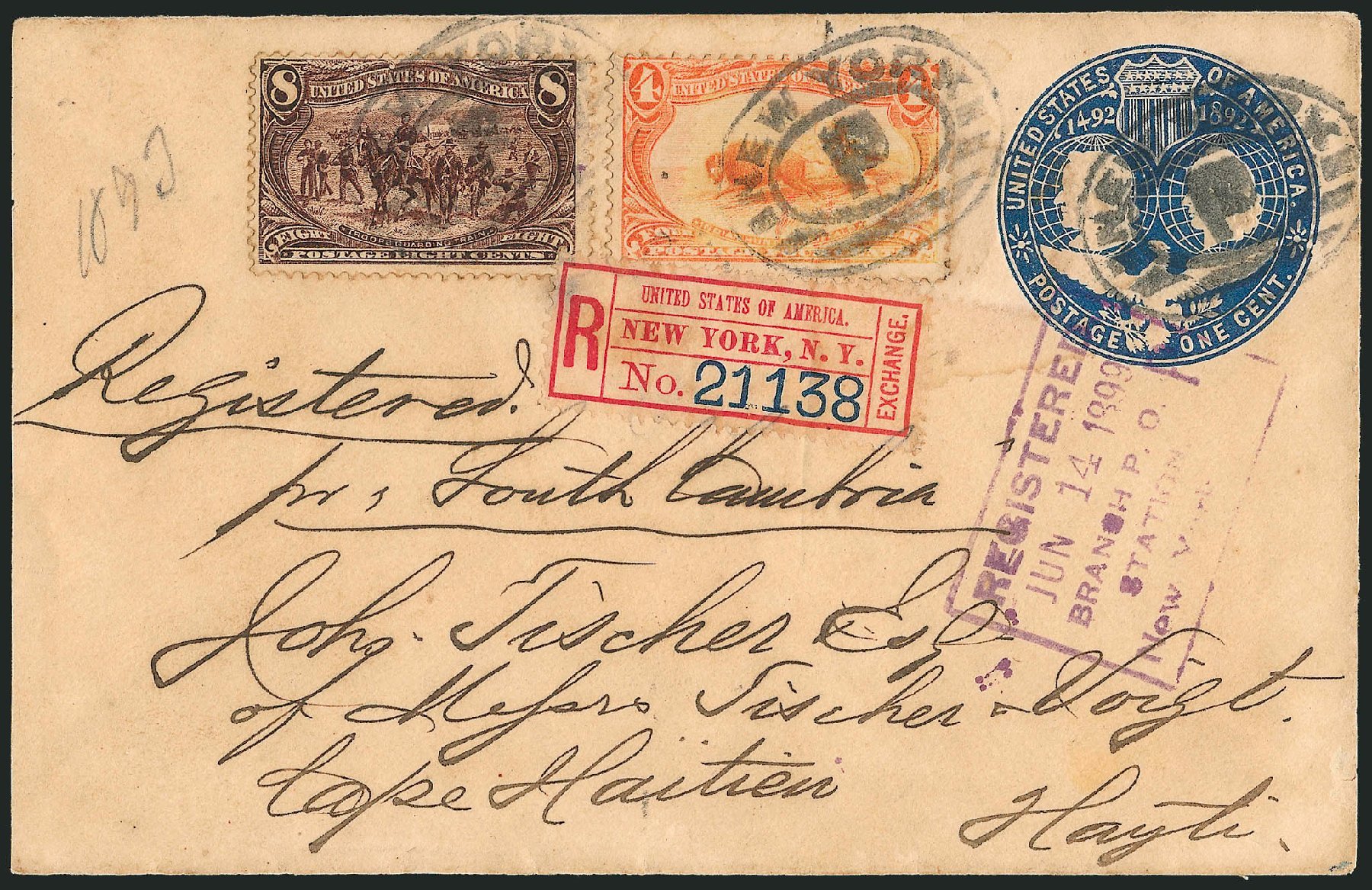 US Stamps Price Scott Cat. #289: 1898 8c Trans Mississippi Exposition. Robert Siegel Auction Galleries, Nov 2013, Sale 1056, Lot 416