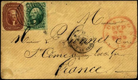 Value of US Stamps Scott # 28A: 5c 1858 Jefferson. Harmer-Schau Auction Galleries, Feb 2012, Sale 92, Lot 828