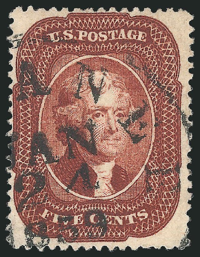 Price of US Stamps Scott #28A: 5c 1858 Jefferson. Robert Siegel Auction Galleries, Dec 2012, Sale 1037, Lot 1478