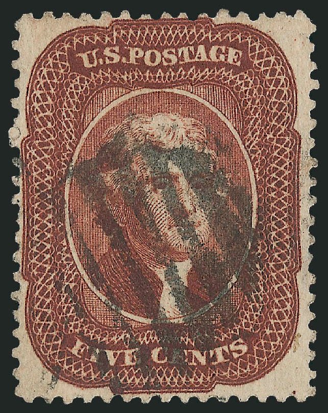 Cost of US Stamp Scott Cat. #28A: 5c 1858 Jefferson. Robert Siegel Auction Galleries, Dec 2009, Sale 982, Lot 5131