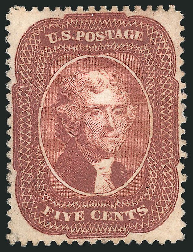 Prices of US Stamps Scott Catalogue # 28A: 5c 1858 Jefferson. Robert Siegel Auction Galleries, Sep 2009, Sale 976, Lot 1224