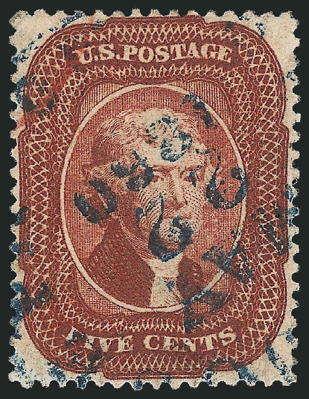 US Stamp Price Scott Catalog # 28A: 1858 5c Jefferson. Robert Siegel Auction Galleries, Jun 2011, Sale 1011, Lot 422