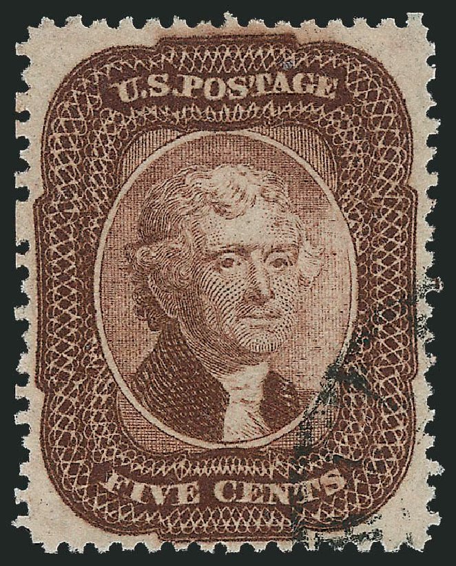 Prices of US Stamp Scott Cat. # 29: 5c 1859 Jefferson. Robert Siegel Auction Galleries, Sep 2010, Sale 993, Lot 317