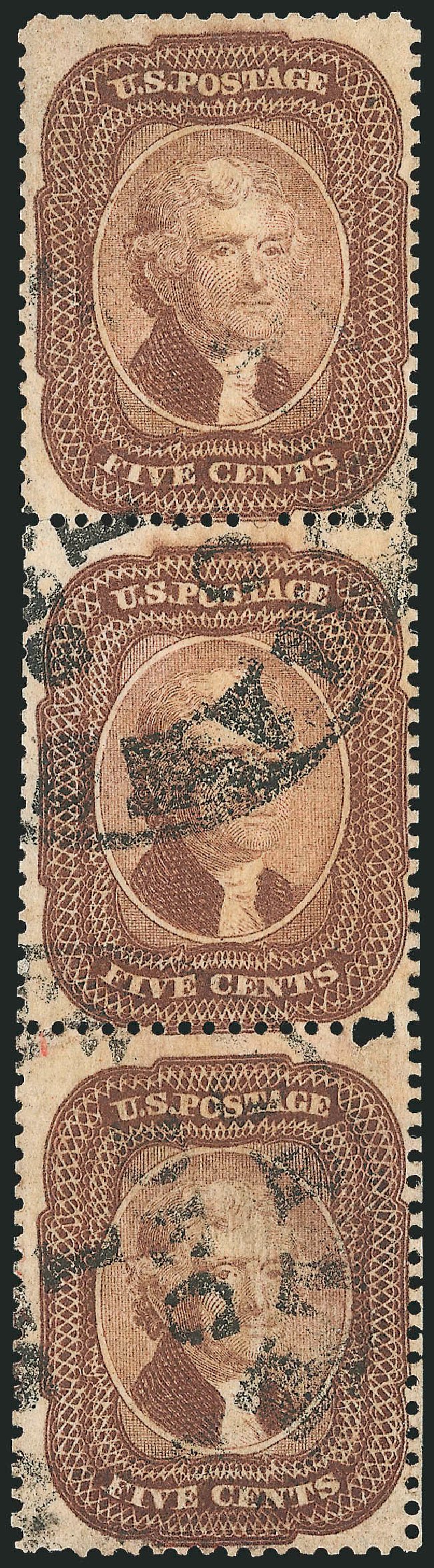 Price of US Stamp Scott Catalogue #29 - 5c 1859 Jefferson. Robert Siegel Auction Galleries, Nov 2014, Sale 1084, Lot 3139