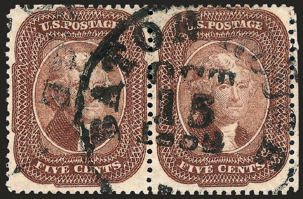 Price of US Stamps Scott Cat. # 29 - 5c 1859 Jefferson. Robert Siegel Auction Galleries, Oct 2008, Sale 963, Lot 359