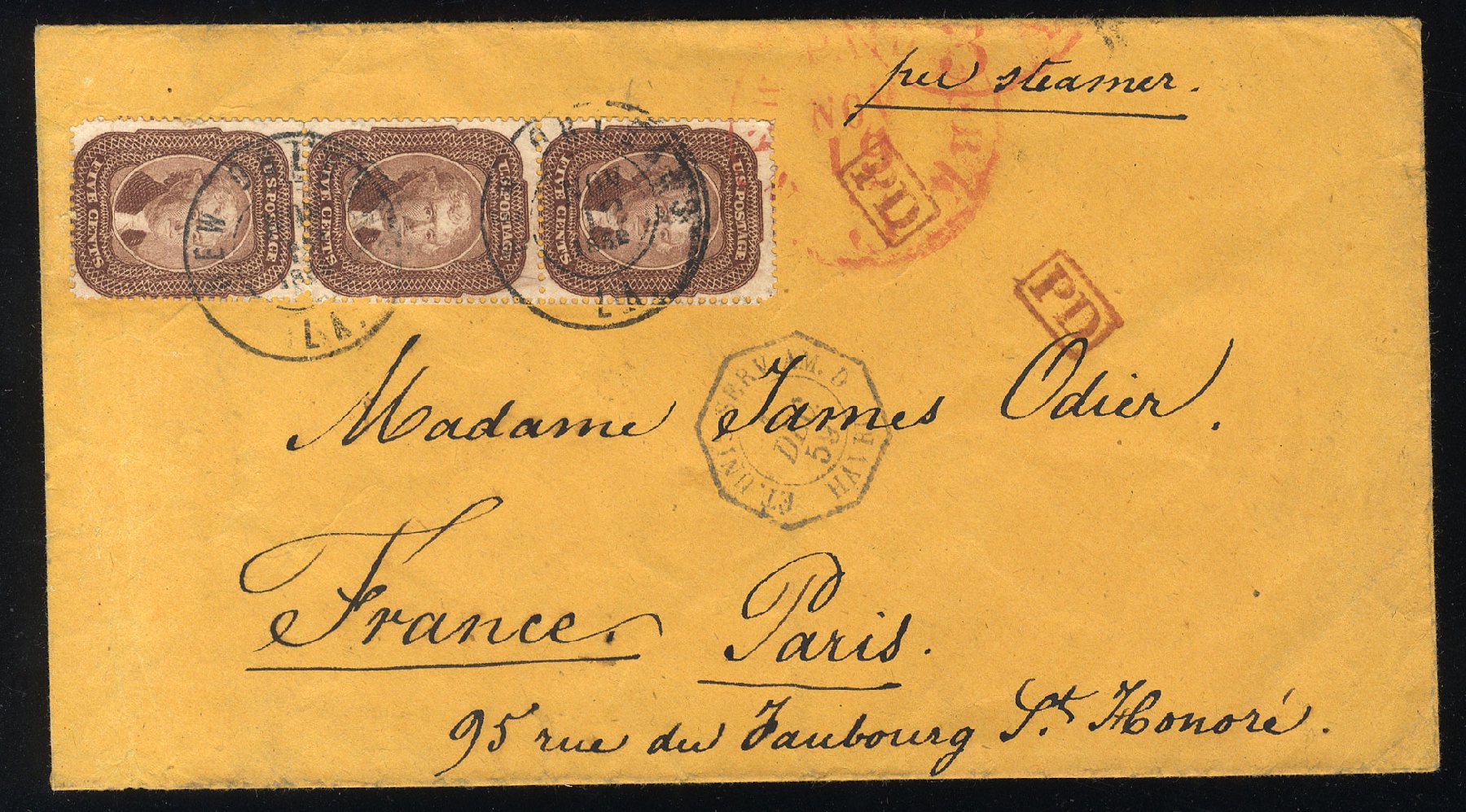 Costs of US Stamps Scott Catalogue #29 - 5c 1859 Jefferson. Cherrystone Auctions, Jan 2010, Sale 201001, Lot 40