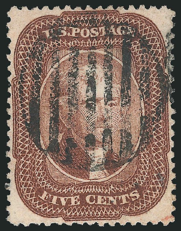 US Stamps Prices Scott Catalogue # 29 - 1859 5c Jefferson. Robert Siegel Auction Galleries, Oct 2011, Sale 1014, Lot 1100