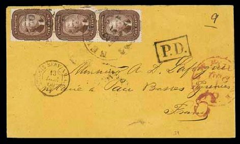 US Stamps Values Scott Cat. # 29 - 1859 5c Jefferson. Matthew Bennett International, Dec 2007, Sale 324, Lot 1051