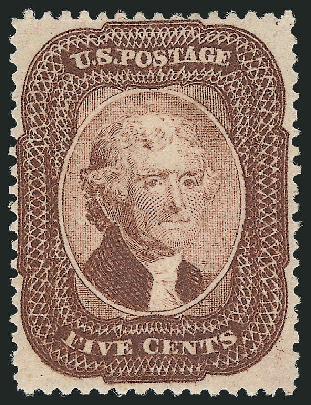 Cost of US Stamp Scott #29: 5c 1859 Jefferson. Robert Siegel Auction Galleries, Dec 2009, Sale 978, Lot 1014