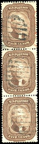 US Stamps Values Scott Catalogue # 29 - 5c 1859 Jefferson. Matthew Bennett International, Sep 2010, Sale 333, Lot 3392