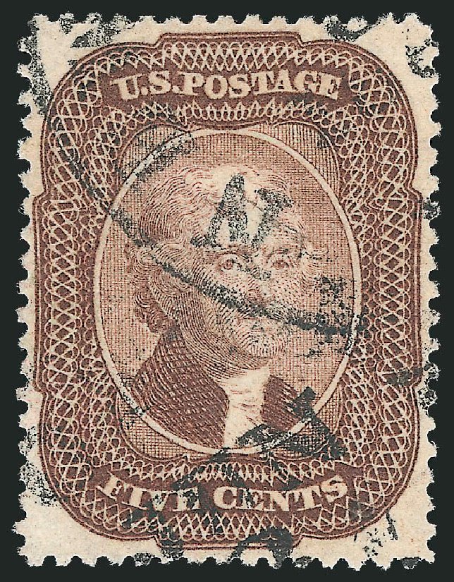 US Stamp Price Scott Cat. #29: 5c 1859 Jefferson. Robert Siegel Auction Galleries, Jun 2012, Sale 1024, Lot 72
