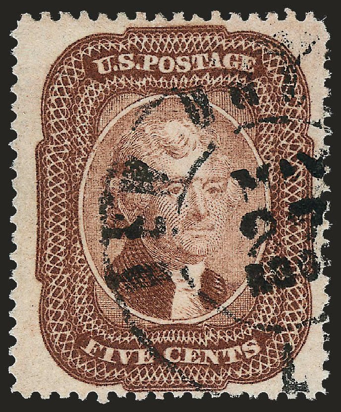 US Stamps Price Scott Catalogue # 29 - 1859 5c Jefferson. Robert Siegel Auction Galleries, Oct 2008, Sale 963, Lot 356