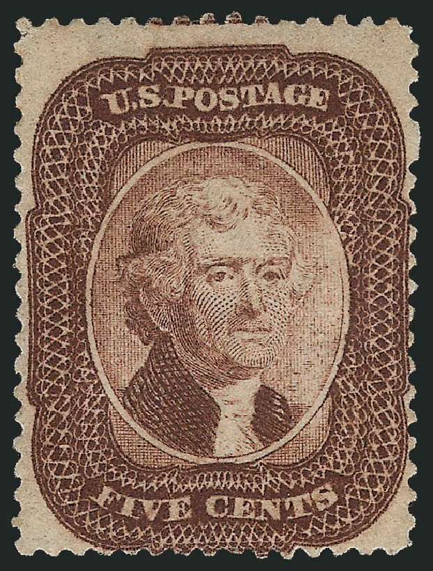 Price of US Stamp Scott Cat. # 29 - 1859 5c Jefferson. Robert Siegel Auction Galleries, Sep 2010, Sale 993, Lot 316
