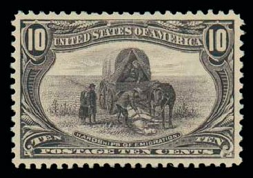 US Stamps Price Scott Catalog 290: 1898 10c Trans Mississippi Exposition. Matthew Bennett International, Oct 2007, Sale 322, Lot 2137