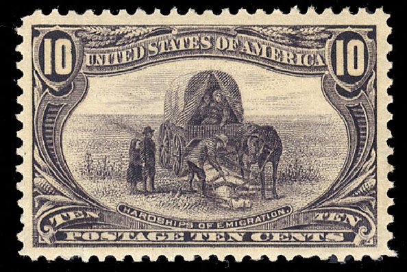 Costs of US Stamps Scott # 290: 1898 10c Trans Mississippi Exposition. Cherrystone Auctions, Mar 2009, Sale 200903, Lot 187