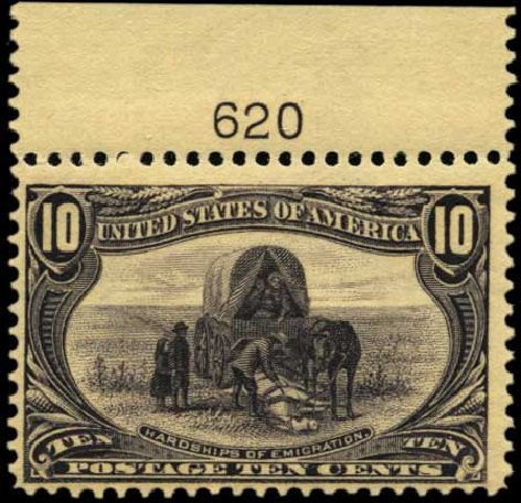 Value of US Stamp Scott Cat. #290: 1898 10c Trans Mississippi Exposition. Harmer-Schau Auction Galleries, Feb 2012, Sale 92, Lot 1057