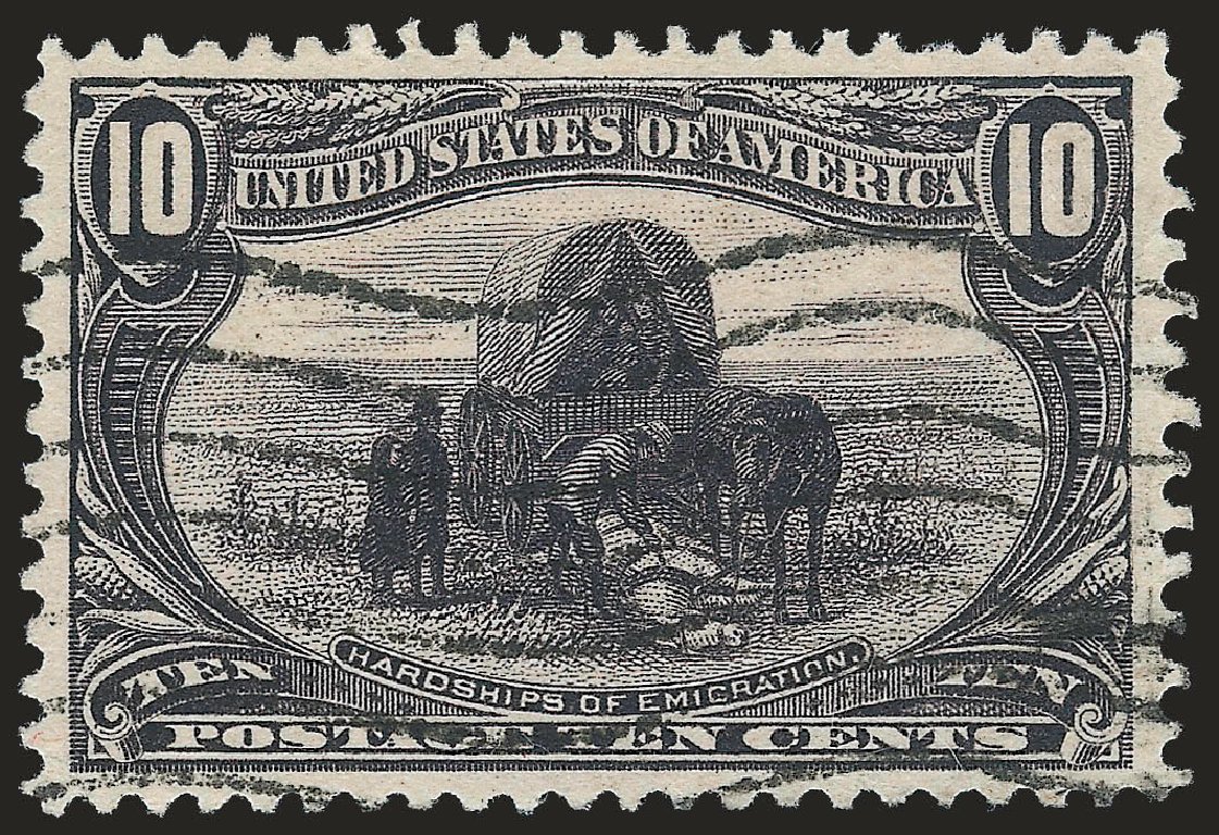 Value of US Stamps Scott 290 - 1898 10c Trans Mississippi Exposition. Robert Siegel Auction Galleries, Apr 2010, Sale 984, Lot 707