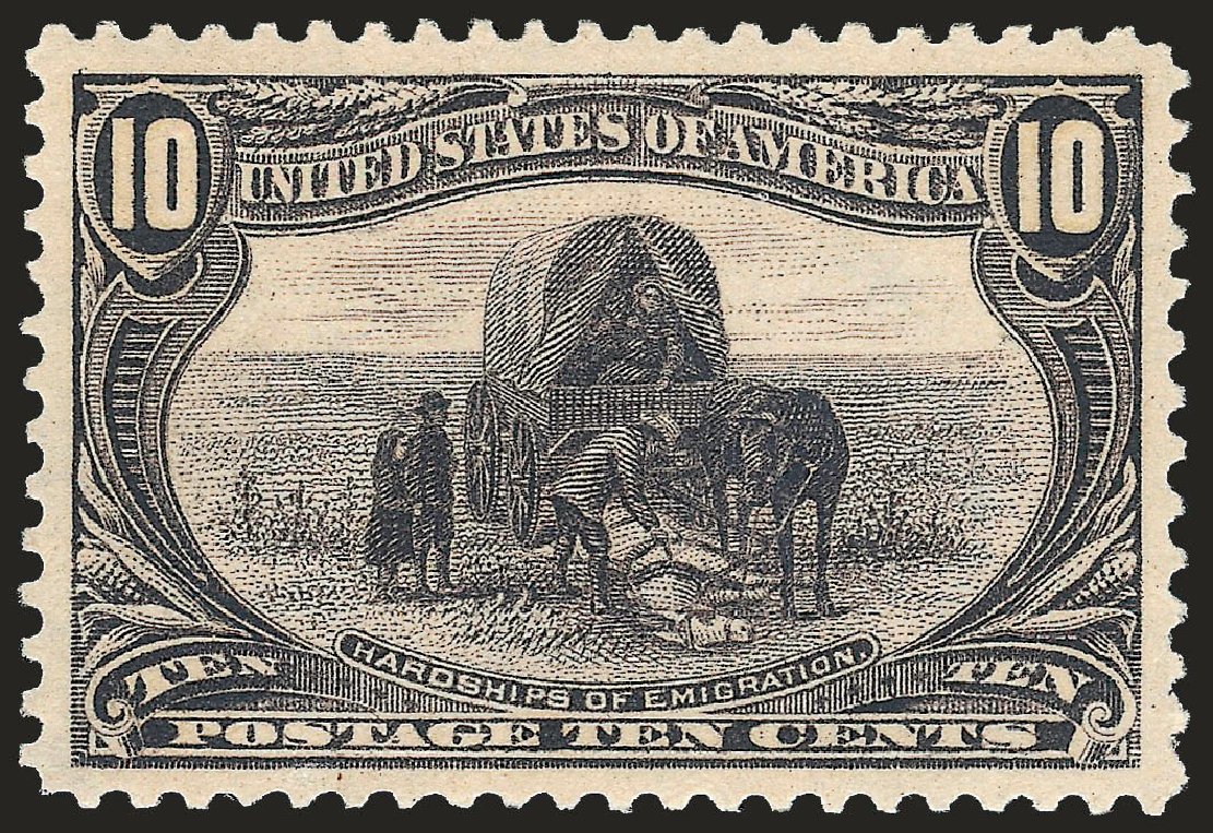 US Stamp Values Scott #290 - 10c 1898 Trans Mississippi Exposition. Robert Siegel Auction Galleries, Dec 2008, Sale 967, Lot 4478
