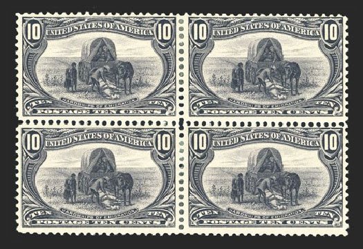 US Stamps Value Scott Catalog #290 - 10c 1898 Trans Mississippi Exposition. Spink Shreves Galleries, Mar 2013, Sale 142, Lot 278